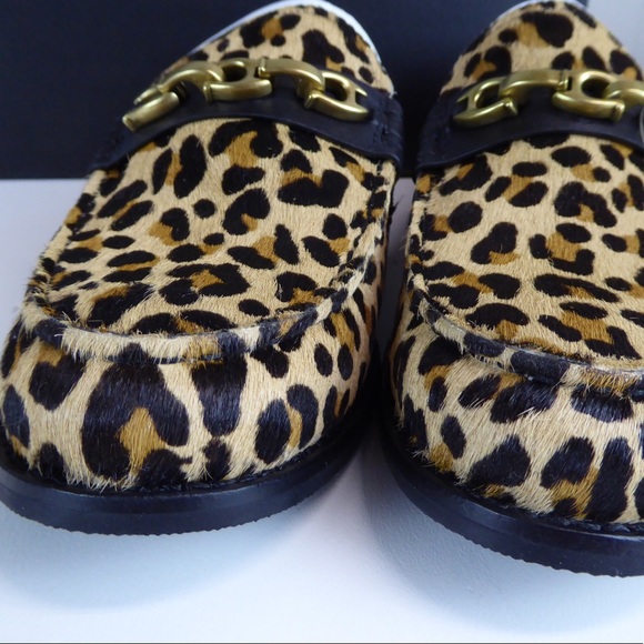 Coach Leopard Print Calf Leather Putnam Loafer NIB - Picture 3 of 8